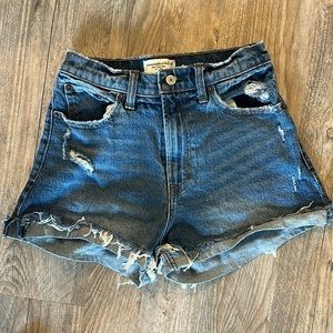 Abercrombie and Fitch Curve Love Jean Shorts